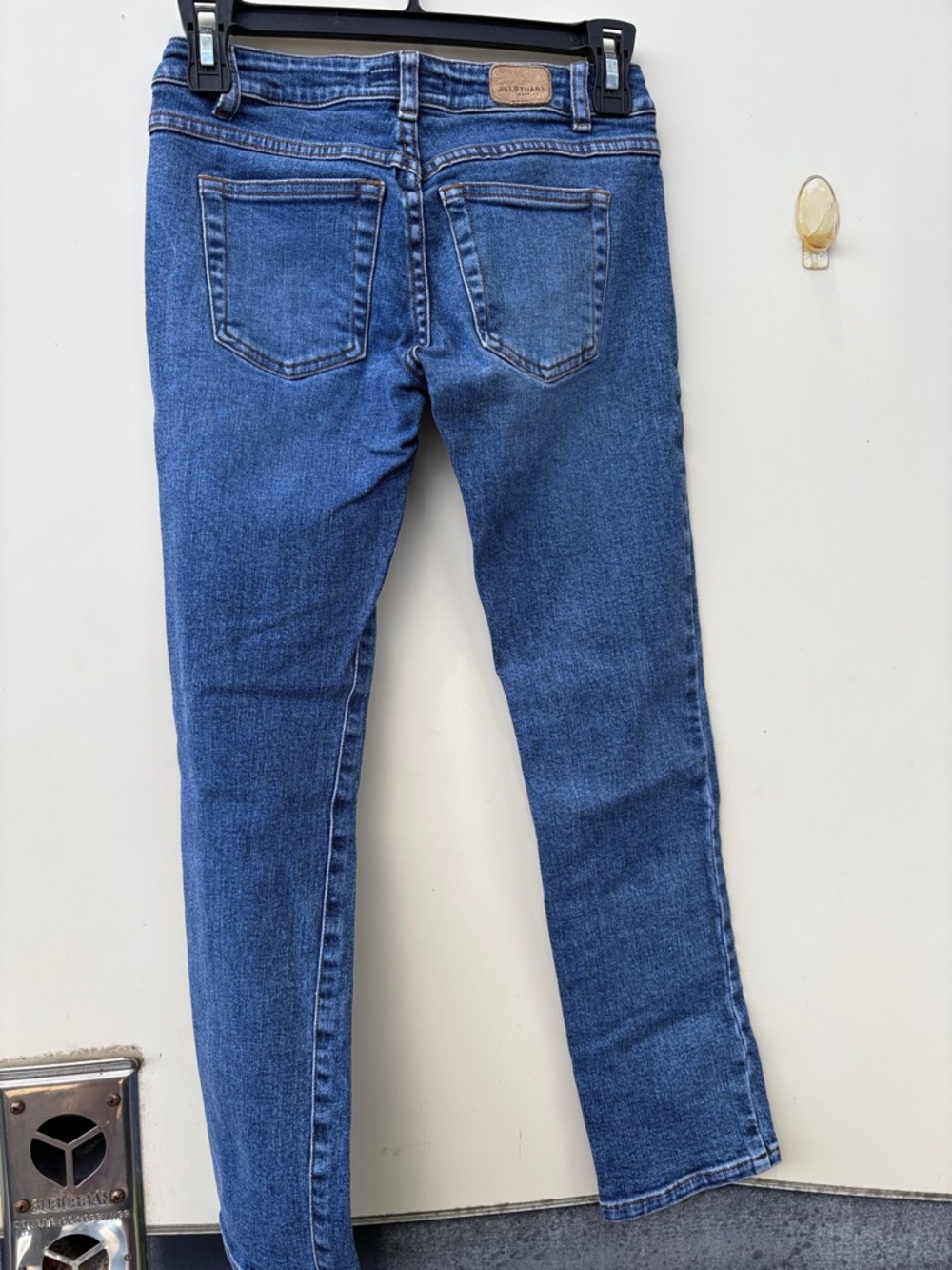 Jill Stuart Straight-Leg Midwash Blue Jeans - Picture 4 of 5